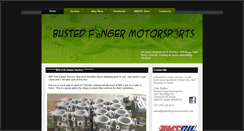 Desktop Screenshot of bustedfingermotorsports.com